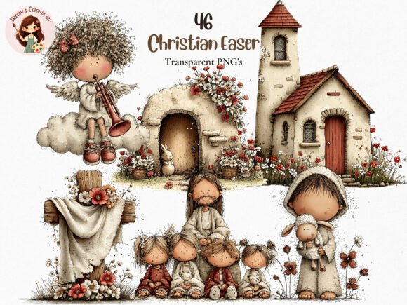 Download Christian Easter Clipart PNG Bundle - Bundle Collection