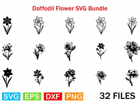Download Daffodil Flower SVG Bundle - Bundle Collection