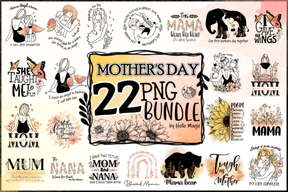 Download Mother's Day PNG Bundle - Bundle Collection