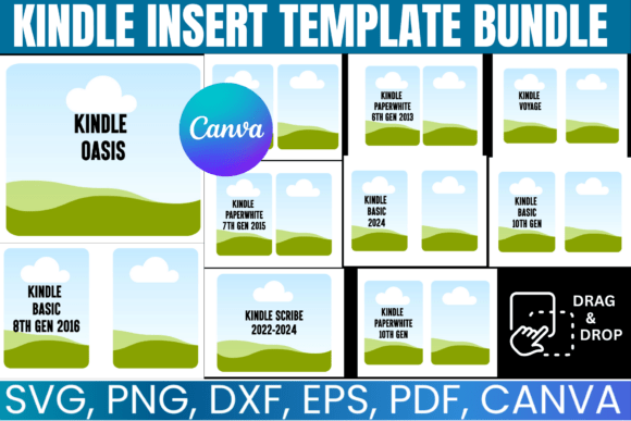 Download Kindle Insert Template Bundle - Bundle Collection