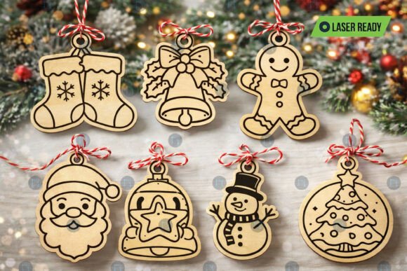 Download Paintable Christmas Ornaments SVG Bundle - Bundle Collection