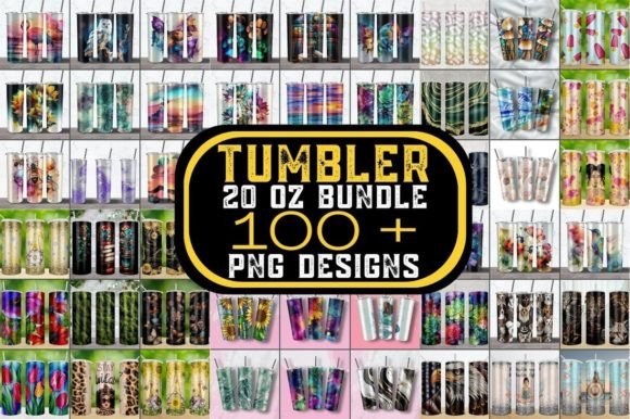 Download 20 Oz Tumbler Skinny Wrap Bundle - Bundle Collection