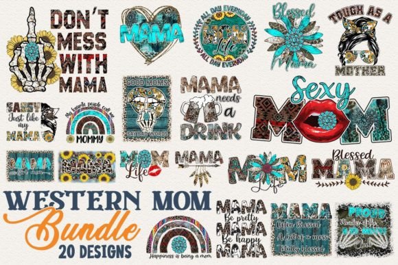Download Western Mom - Mother's Day PNG Bundle - Bundle Collection