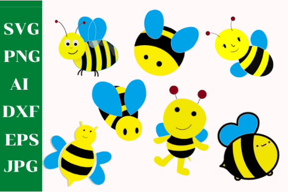 Download Honey Bee Bundle Graphics - Bundle Collection