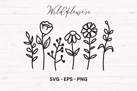 Download Wildflowers Svg Bundle - Bundle Collection