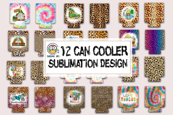 Download Can Cooler Sublimation Designs Bundle - Bundle Collection