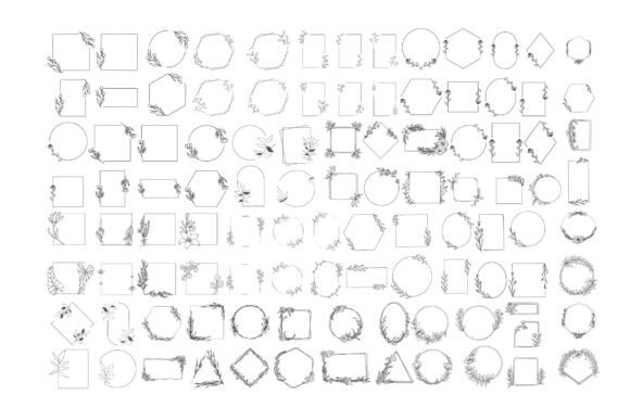 Download Floral Frame Mega Bundle - Bundle Collection