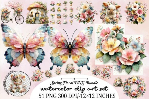 Download Spring Floral PNG Bundle - Bundle Collection