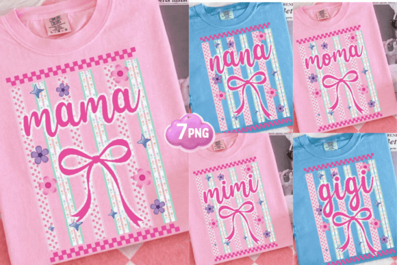 Download Striped Floral Mothers Day Png Bundle - Bundle Collection