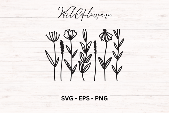 Download Wildflowers Svg Bundle - Bundle Collection