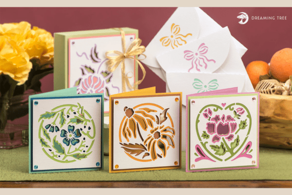 Download Lovely Layered Cards SVG Bundle - Bundle Collection