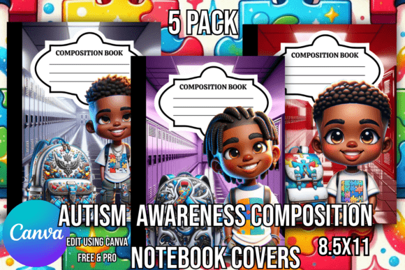 Download Autism Awareness Composition Bundle - Bundle Collection