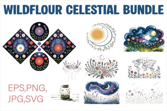 Download Wildflower Celestial Bundle - Bundle Collection