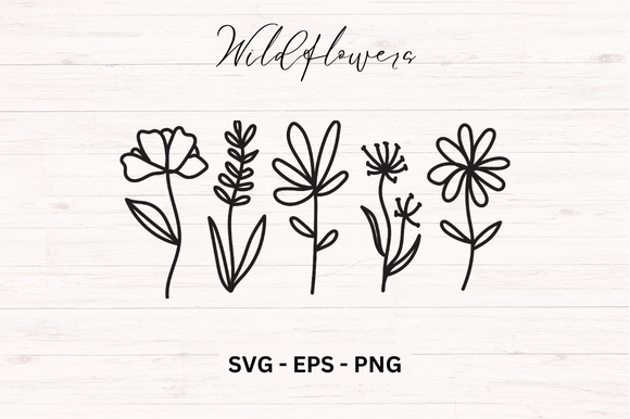 Download Wildflowers Svg Bundle - Bundle Collection