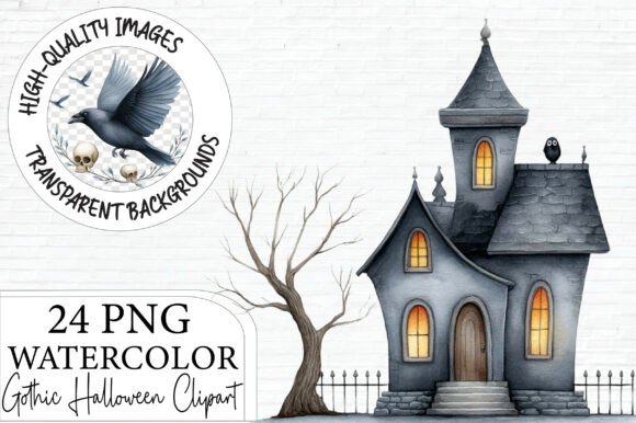 Download Gothic Halloween Clipart Bundle PNG - Bundle Collection